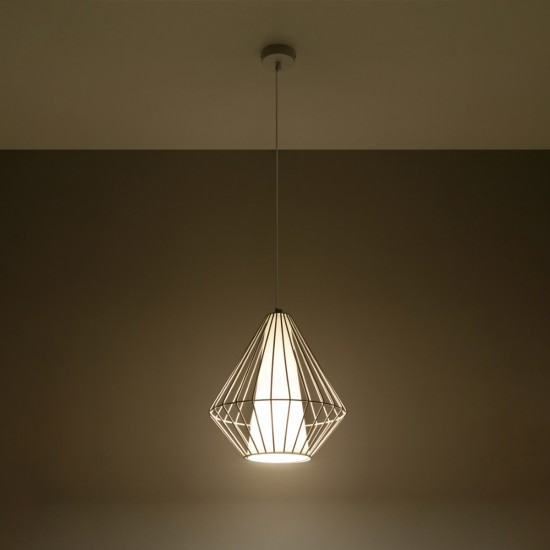 Pendant lamp DEMI white
