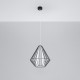 Pendant lamp DEMI black