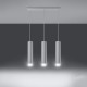 Pendant lamp LAGOS 3L white