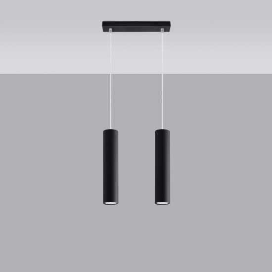 Pendant lamp LAGOS 2 black