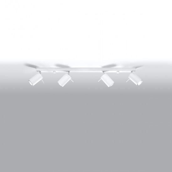 Ceiling lamp RING 4L white