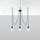 Chandelier EDISON 3 black