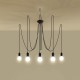Chandelier EDISON 5 black