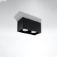 Ceiling lamp QUAD black