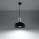 Pendant lamp CASCO black/white