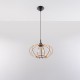 Pendant lamp MANDELINO natural wood