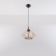 Pendant lamp POMPELMO natural wood