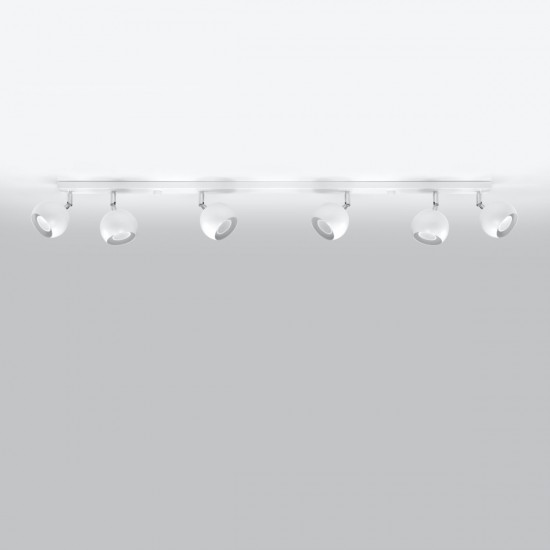 Ceiling lamp OCULARE 6L white
