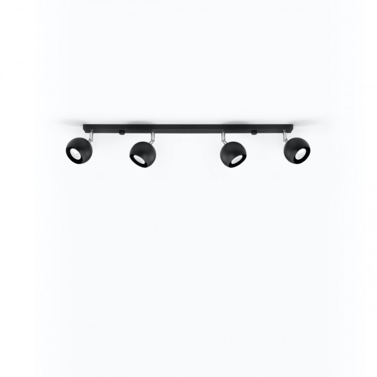 Ceiling lamp OCULARE 4L black