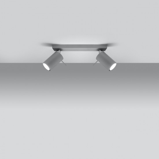 Ceiling lamp RING 2 grey