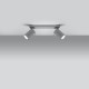 Ceiling lamp RING 2 grey