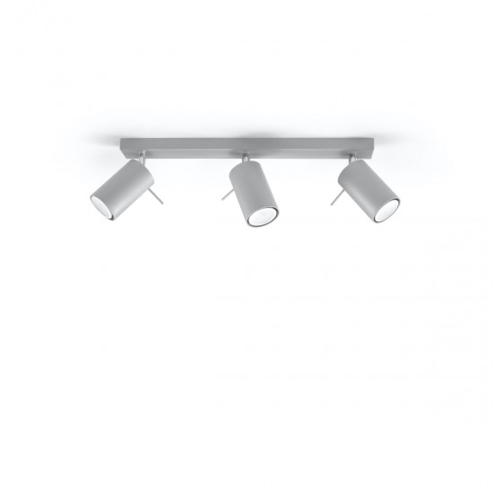 Ceiling lamp RING 3 grey