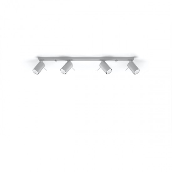 Ceiling lamp RING 4L grey