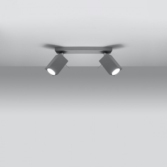 Ceiling lamp MERIDA 2 grey