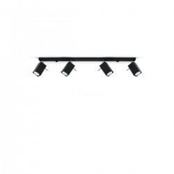 Ceiling lamp MERIDA 4L black