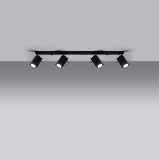 Ceiling lamp MERIDA 4L black