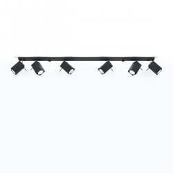 Ceiling lamp MERIDA 6L black