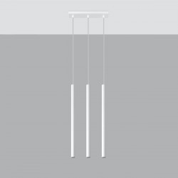Pendant lamp PASTELO 3 white