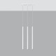 Pendant lamp PASTELO 3 white