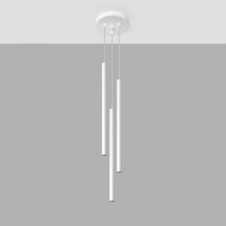 Pendant lamp PASTELO 3P white