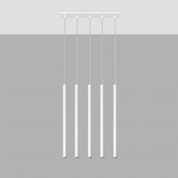Pendant lamp PASTELO 5 white