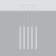 Pendant lamp PASTELO 5 white
