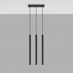 Pendant lamp PASTELO 3 black
