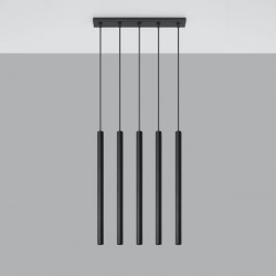 Pendant lamp PASTELO 5 black