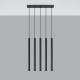 Pendant lamp PASTELO 5 black