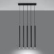 Pendant lamp PASTELO 5 black