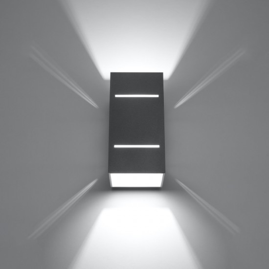 Wall lamp BLOCCO grey