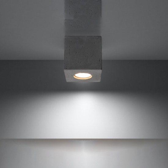 Ceiling lamp QUAD concrete