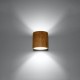 Wall lamp ORBIS natural wood