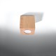 Ceiling lamp QUAD natural wood