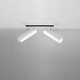 Ceiling lamp DIREZIONE 2 white