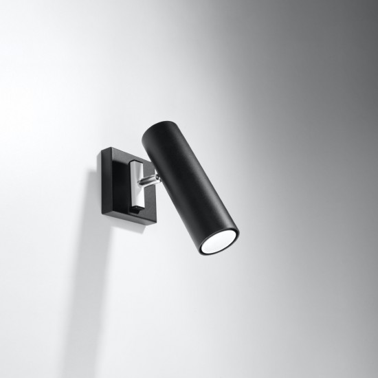 Wall lamp DIREZIONE black