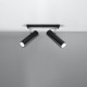 Ceiling lamp DIREZIONE 2 black
