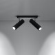 Ceiling lamp DIREZIONE 2 black