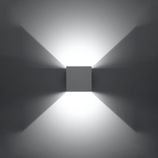 Wall lamp LUCA white LED IP54