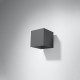 Wall lamp QUAD 1 anthracite