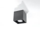 Ceiling lamp QUAD 1 anthracite