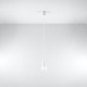 Pendant lamp DIEGO 1 white