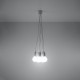 Pendant lamp DIEGO 5 white