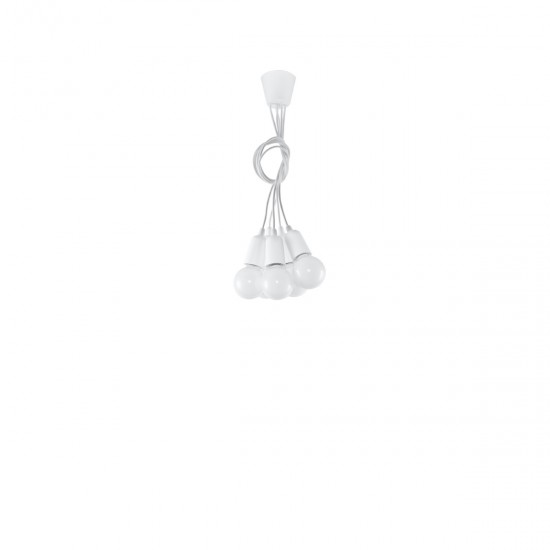 Pendant lamp DIEGO 5 white