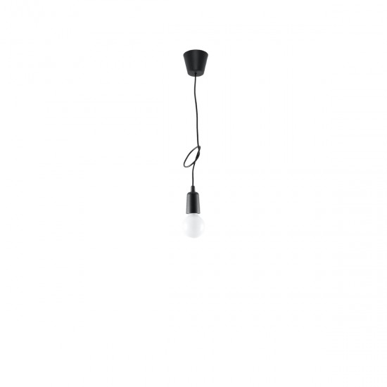 Pendant lamp DIEGO 1 black