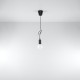 Pendant lamp DIEGO 1 black