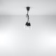 Pendant lamp DIEGO 3 black