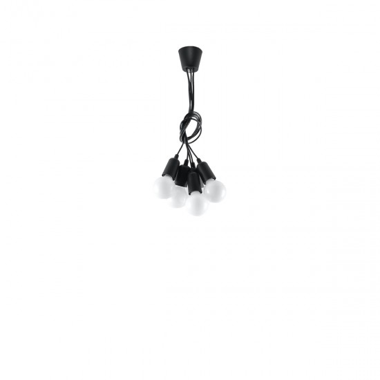 Pendant lamp DIEGO 5 black