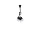 Pendant lamp DIEGO 5 black