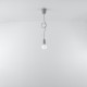 Pendant lamp DIEGO 1 grey